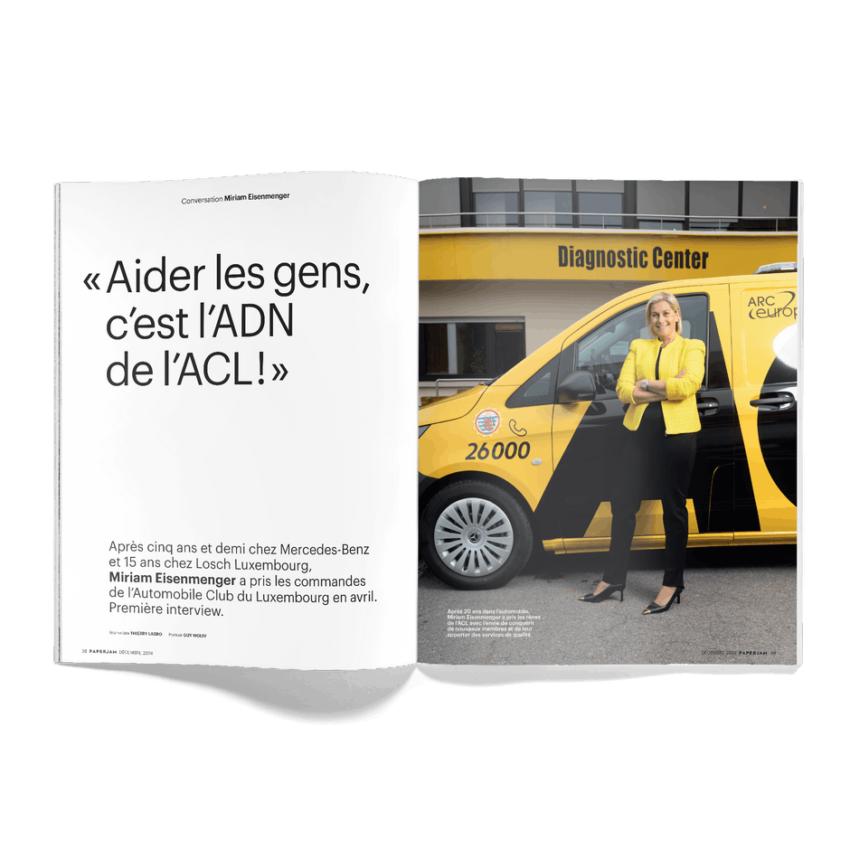 Miriam Eisenmenger: “Helping people is the DNA of ACL!” Photo: Guy Wolff/Maison Moderne