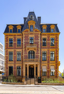 The Maison Servais, designed in 1893 by the architect Pierre Funck, is the most iconic of the three villas that make up the Royal Roosevelt House. (Photo: BGL BNP Paribas)