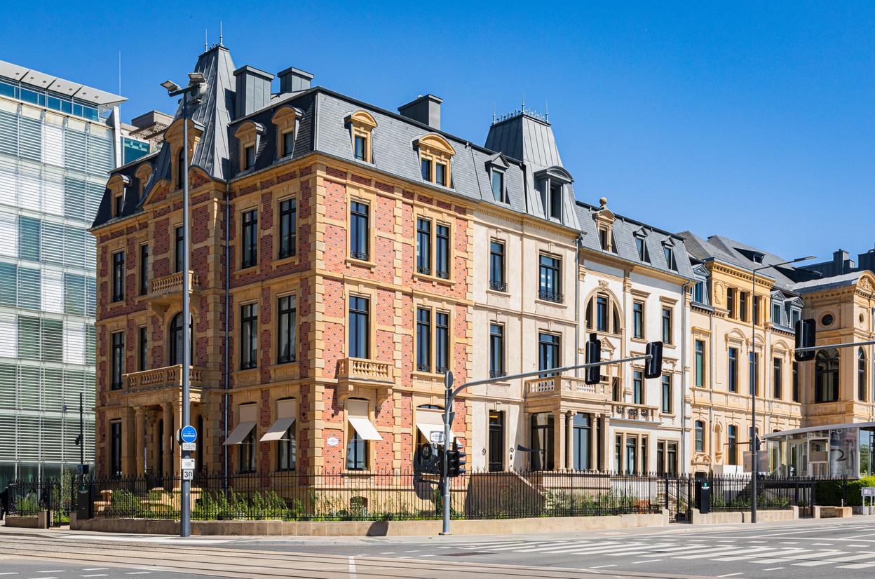 The three villas at 59 Boulevard Royal, built from 1891 onwards on the site of the former fortifications, are now home to BGL BNP Paribas Private Banking. (Photo: BGL BNP Paribas)