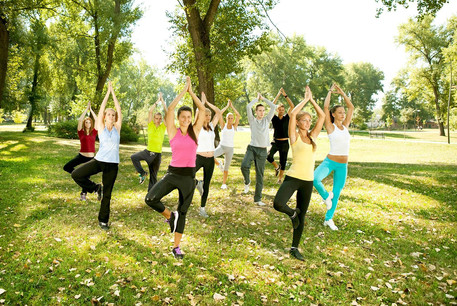 Divers ateliers comme des cours de yoga, de qi gong, d’auto-défense ou encore des séances de relaxation dans les jardins, sont proposés aux employés de PwC.  (Photo : MONDORF Domaine Thermal)