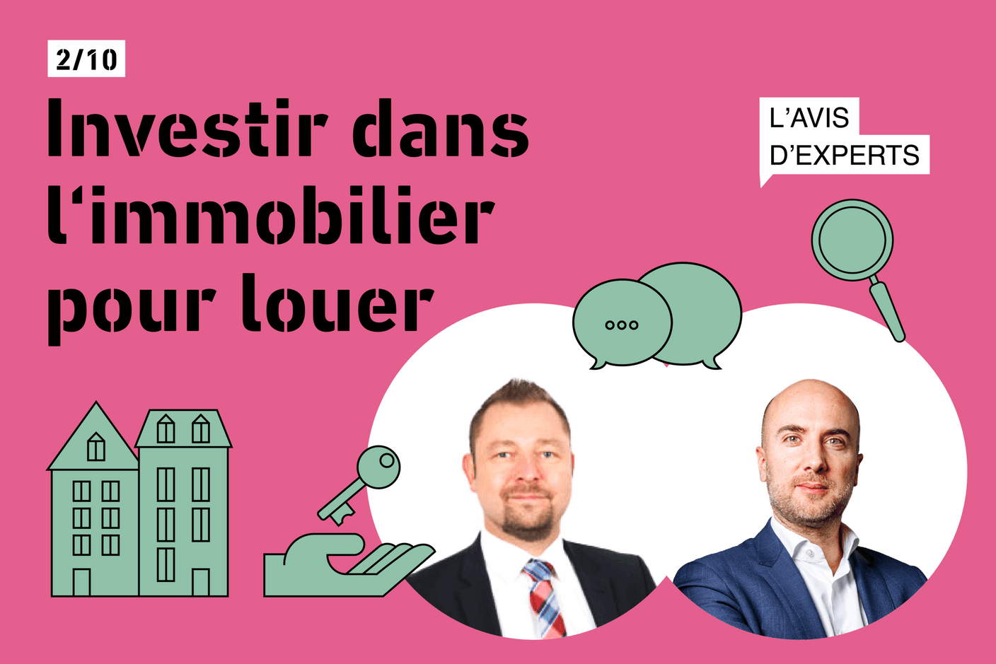 Mike Schwörer, Head of Housing Advisory, BIL, & Tehdi Babigeon, Partner, COO & Head of Business Development and Capital Markets, INOWAI. (Montage: Maison Moderne)