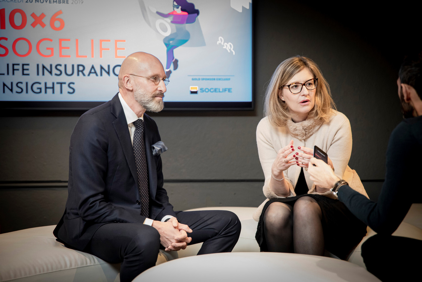 Bertrand Christmann et Karen Ruphy.  (Photo: Jan Hanrion / Maison Moderne Publishing SA)