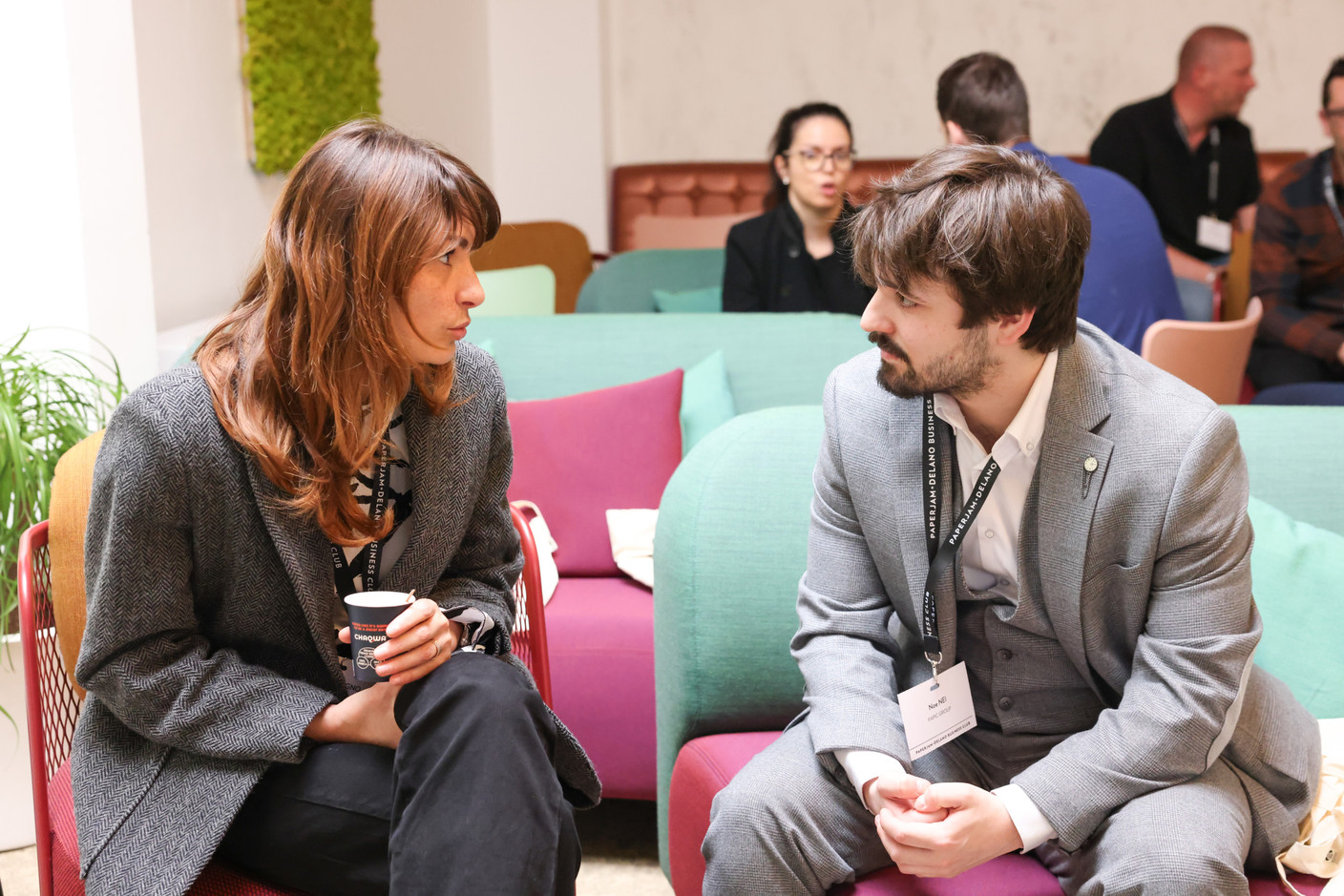 Emilie Lo Cigno (Harry Hope) et Noé Nei (Fapic Group). (Photo: Marie Russillo/Maison Moderne)