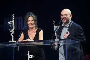 The tension was palpable as co-directors Myriam Tonelotto and Julien Becker picked up best documentary awards for An Zéro Matic Zorman