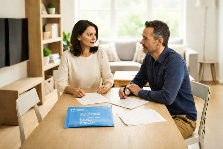 During Blue March, Bionext is highlighting the importance of colorectal cancer screening in Luxembourg, a simple test that saves lives. Photo: Bionext