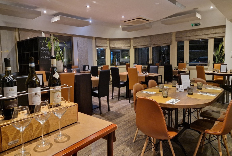 The interiors of the Bivius restaurant in Strassen (Photo: Bivius – Hospitality Brothers)