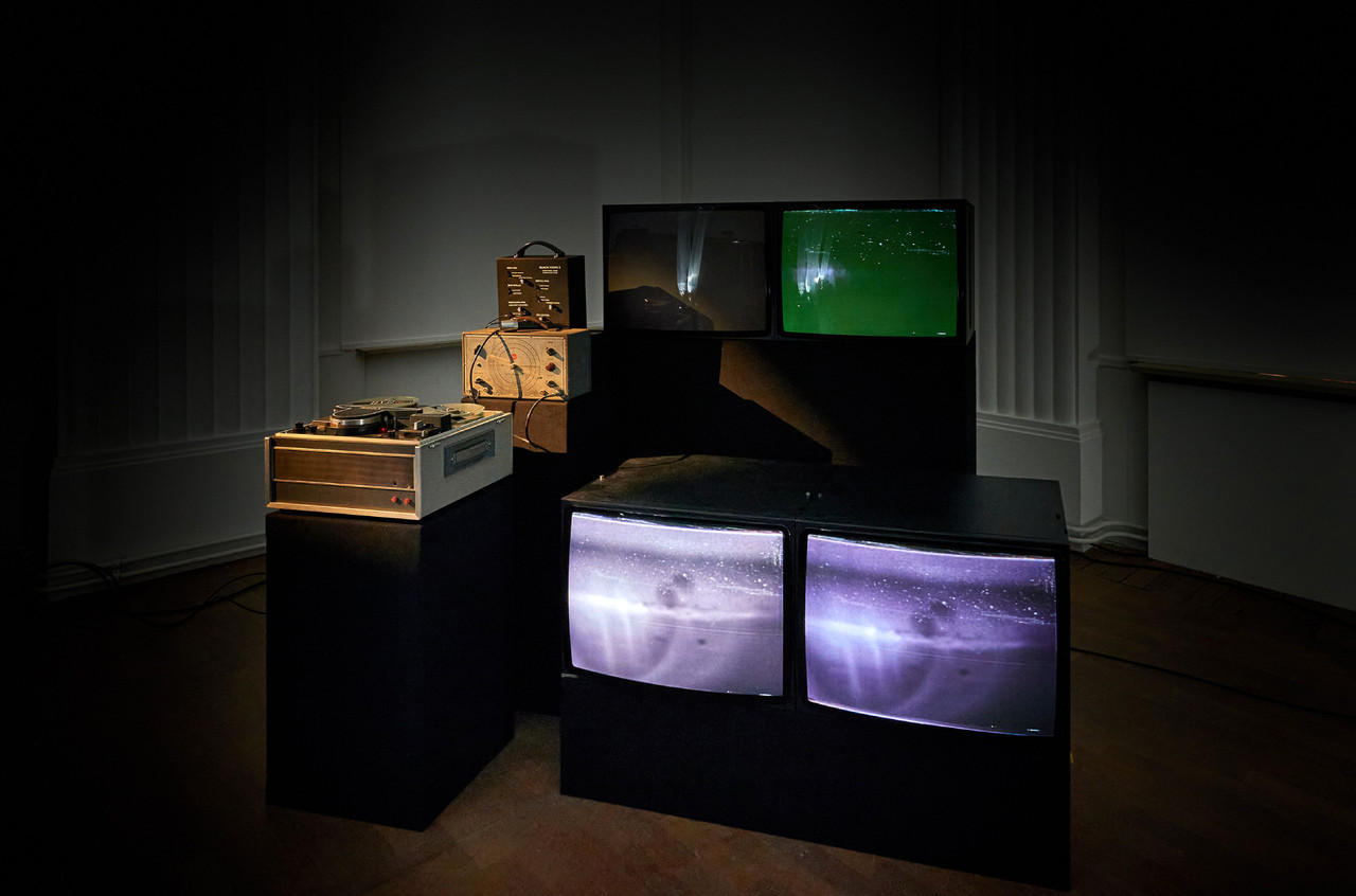 Part of the Black Air installation at Casino Luxembourg. Photo: Andrès Lejona