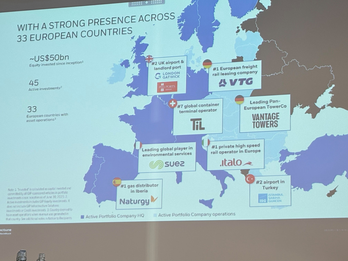 Some of the holdings of Global Infrastructure Partners, now a BlackRock entity. (Photo: Paperjam)