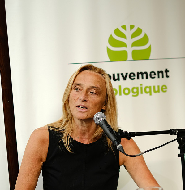 Blanche Weber, president of the Mouvement Ecologique  Mouvement Ecologique 