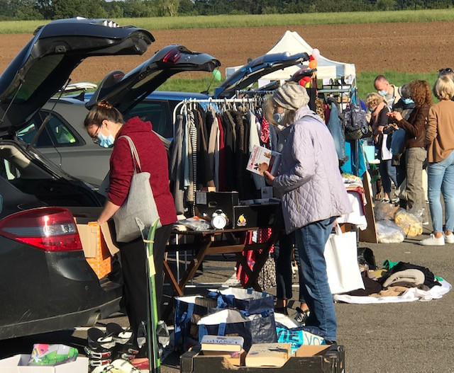 The car boot sale in action British Ladies Club of Luxembourg