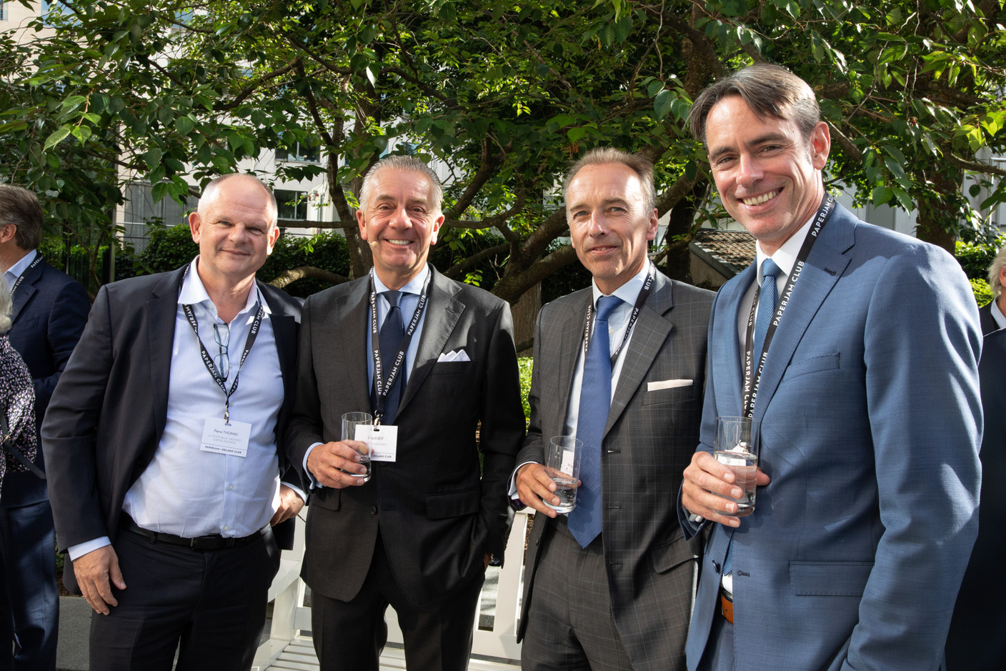 Pierre Thomas (We Invest Capital Partners), Bob Kneip, Hugues Delcourt (Delcourt, Kim & Associates) et Marc Paffenholz (Banque de Luxembourg). (Photo: Marie Russillo/Maison Moderne)