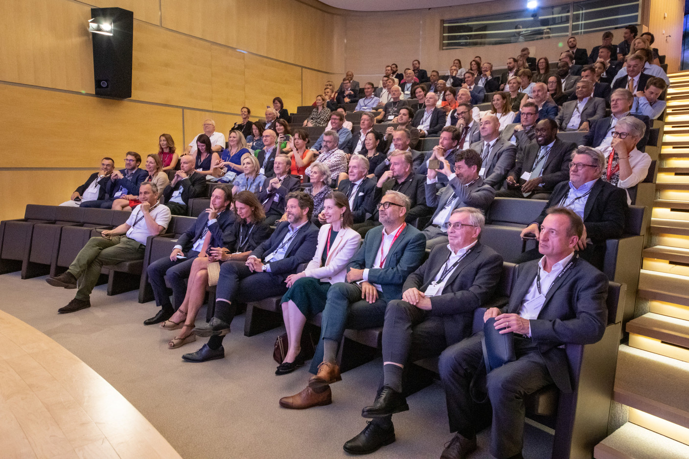 Les spectateurs du Paperjam + Delano Club s’étaient réunis pour découvrir le retour d’expérience de Bob Kneip. (Photo: Marie Russillo/Maison Moderne)