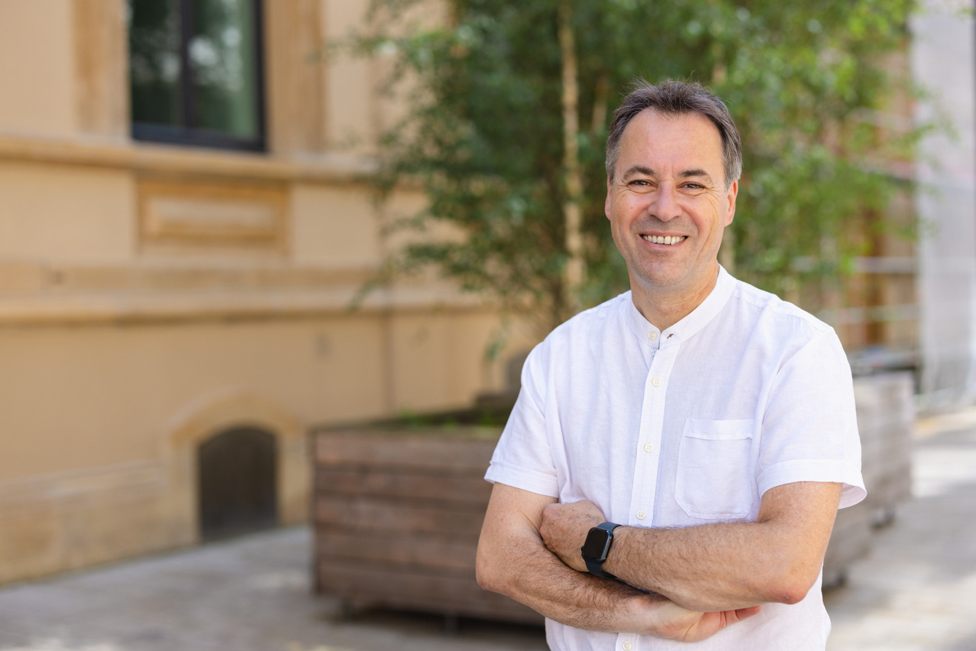 Bob Strotz is an associate architect at hsa - heisbourg strotz architectes and honorary president of the OAI. Photo: Lynn Theisen