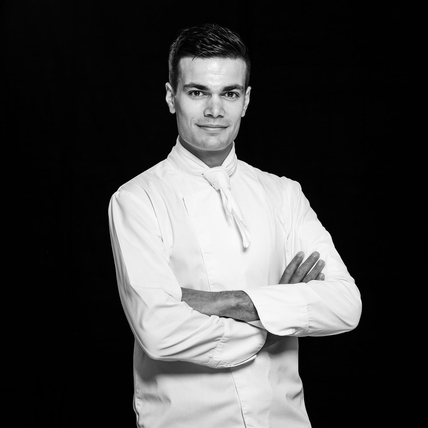 Paul Cabayé, chef des Jardins d’Anaïs et Jeune Chef de l’année Gault&Millau Luxembourg 2022. J. Weibel