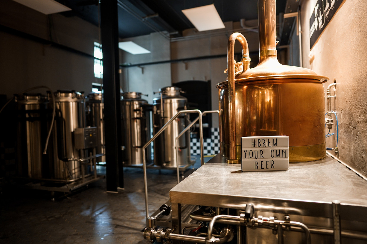 At the beginning of 2022, the National Brewery inaugurates a new entity: its collaborative microbrewery "De BrauAtelier", in Bascharage. (Photo: Brasserie Nationale)
