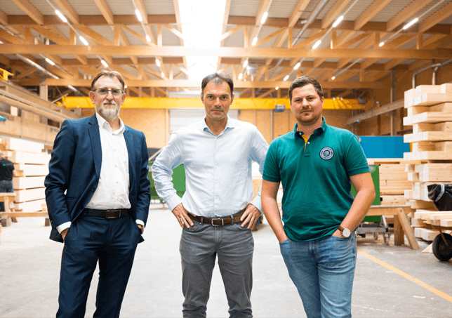  Christian Nilles (Directeur Général), Michel Lebrun (Chargé d’affaires) et Antoine Guissard (Conducteur de travaux).  Christophe Debailleul 