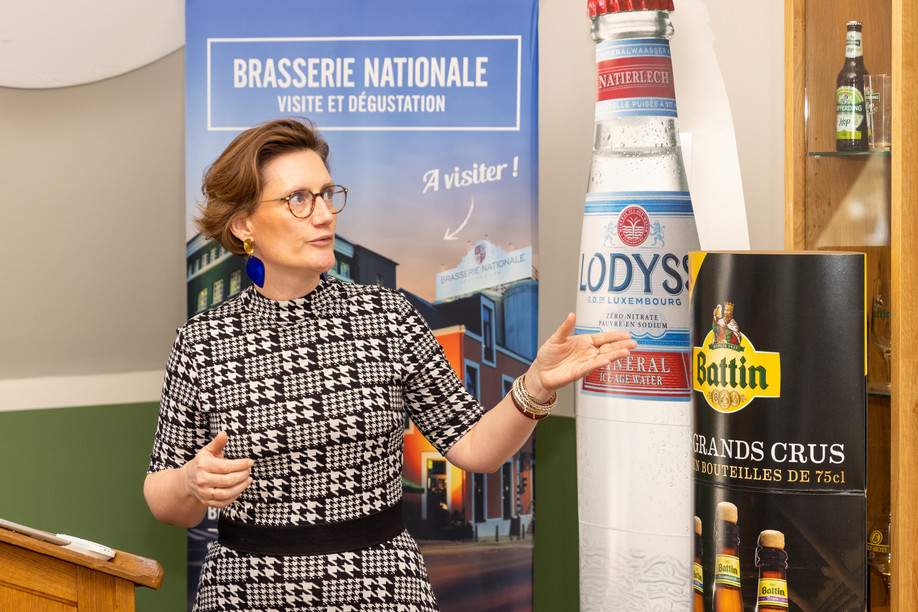 Isabelle Lentz and Brasserie Nationale can turn the page on almost two years of proceedings over the merger between their subsidiary Munhowen and Boissons Heintz. Library photo: Paperjam