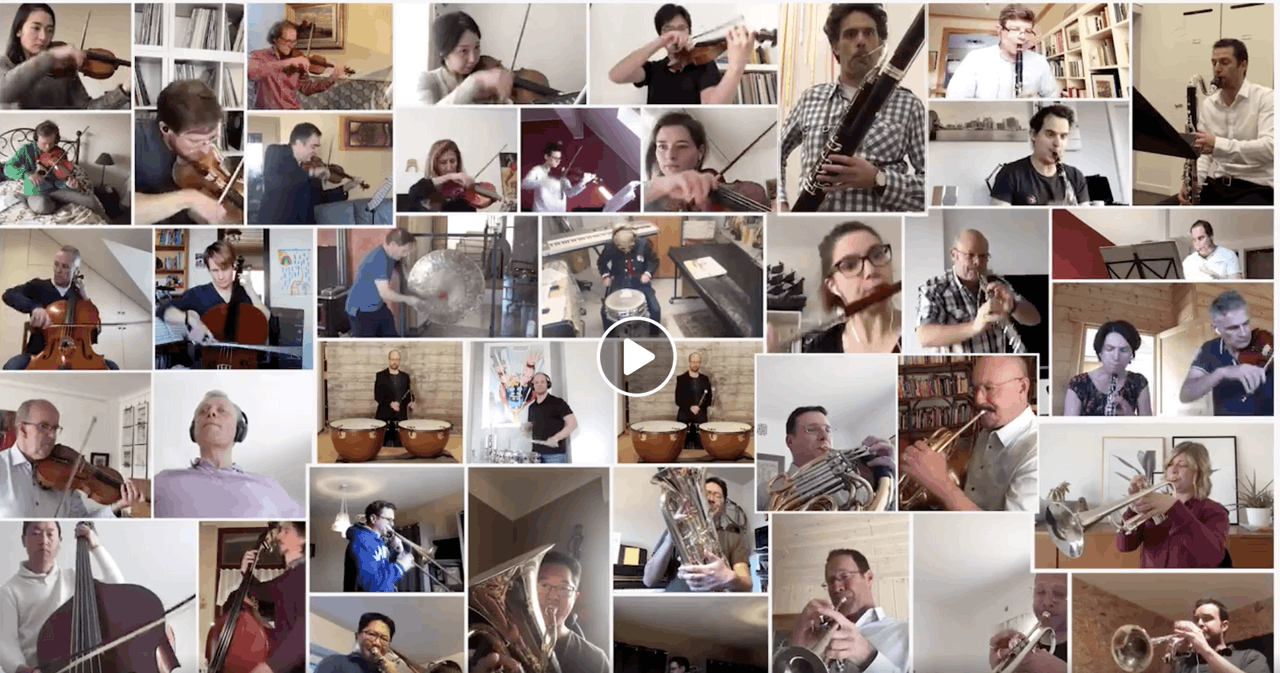 Une représentation unique d’un classique. (Photo: capture d'écran/Facebook)