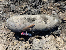 The 250kg bomb dates from the Second World War (Photo:  Luxembourg Army )