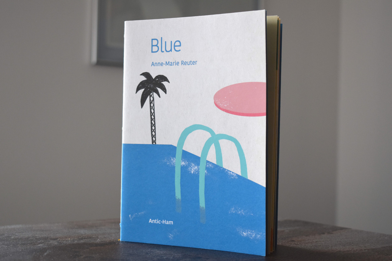 Copies of “Blue” will be for sale at the Walfer Bicherdeeg book fair this weekend (20–21 November). Photo: Maison Moderne