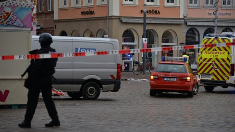 À Trèves, une voiture a percuté la foule dans la zone piétonne et a fait plusieurs morts et des blessés. (Photo: Twitter)