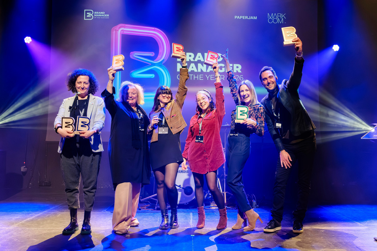 Beryl Koltz (LuXembourg - Let’s Make It Happen), Françoise Frieden (Luxtram), Stéphanie Schleich (Gridx), Clémence Perrot (Cocottes) and Mathieu Rosan (Rockhal). (Photo: Jan Henrion/Paperjam)
