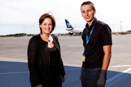 Anne Pasquel, LuxairGroup, Head of Recruitment et Mickaël Rubio, LuxairCARGO, Methods and Process Engineer jobs.lu