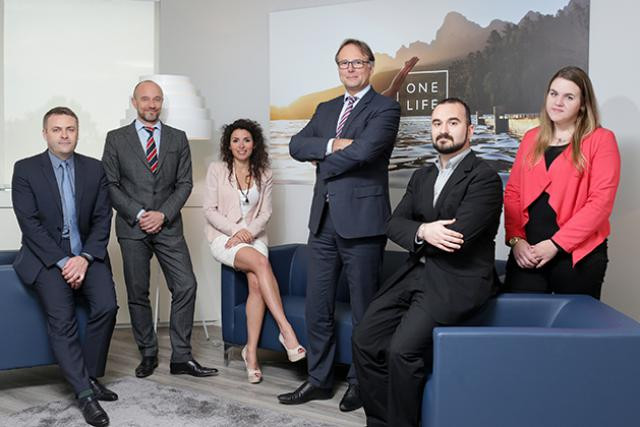 Christophe Regnault, Eric Lippert, Aida Espinosa, Marc Stevens, Johann Blais et Lorène Paquier (Photo: Elgon)