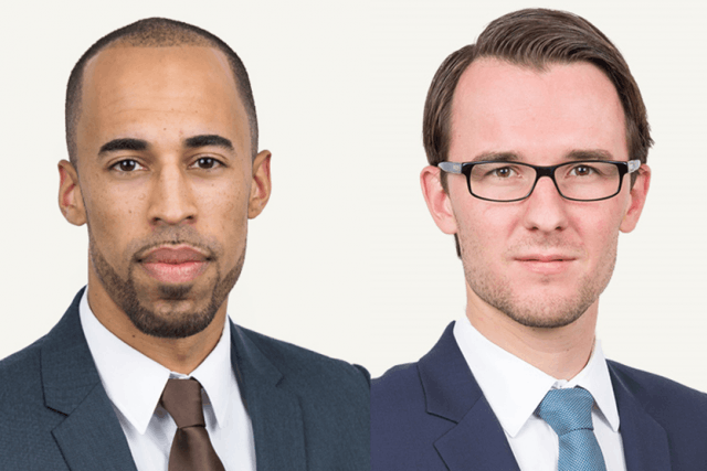 Me Nathaël Malanda et Me Maurice Macchi, Allen & Overy Crédit Photo: Allen & Overy