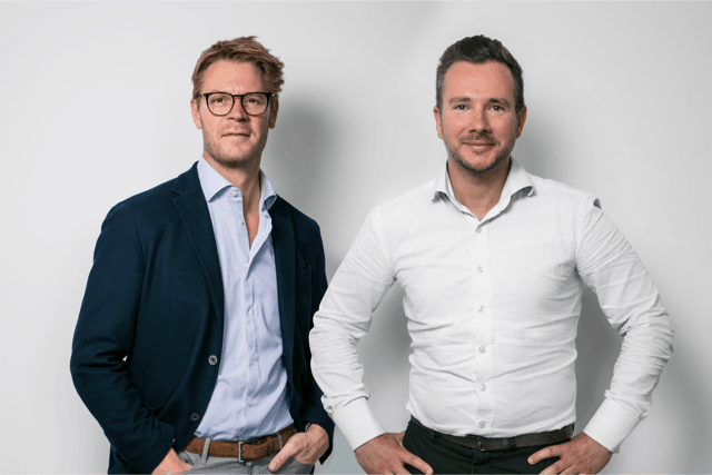 Tim Pittevils, General Manager d’atHomeGroup, et Yann Gadea, Manager d’atHomeFinance. (Photo : atHomeFinance)