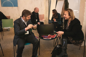 Marco Bus (Eurizon Capital) et Anne Faber (Social Care Consulting) ((Photo: Eva Krins/ Maison Moderne))