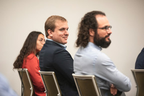 Myriam Lopes (Home & Office Building), Antoine Hagelstein (AH Software Services) et Antoine de Rive (Elis Luxembourg) ((Photo: Simon Verjus/Maison Moderne))