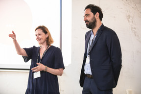 Emmanuelle Petit (Backer&Mckenzie) et Selim Baccar (AdronH) (Photo: Eva Krins/Maison Moderne)
