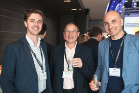 Franck Lelièvre (ICN Development), Louis Poignand (EcoLP) et Pierre Anthony (Perspective AI) (Photo: Marie Russillo/Maison Moderne)