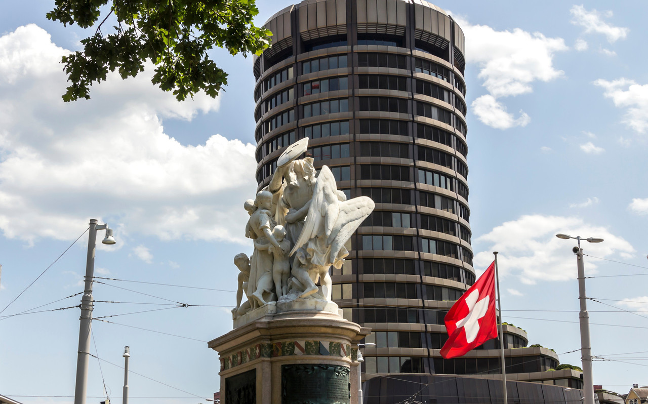Le siège de la Banque des règlements internationaux (BRI) à Bâle, considérée comme la Banque centrale des banques centrales. (Photo: Shutterstock)