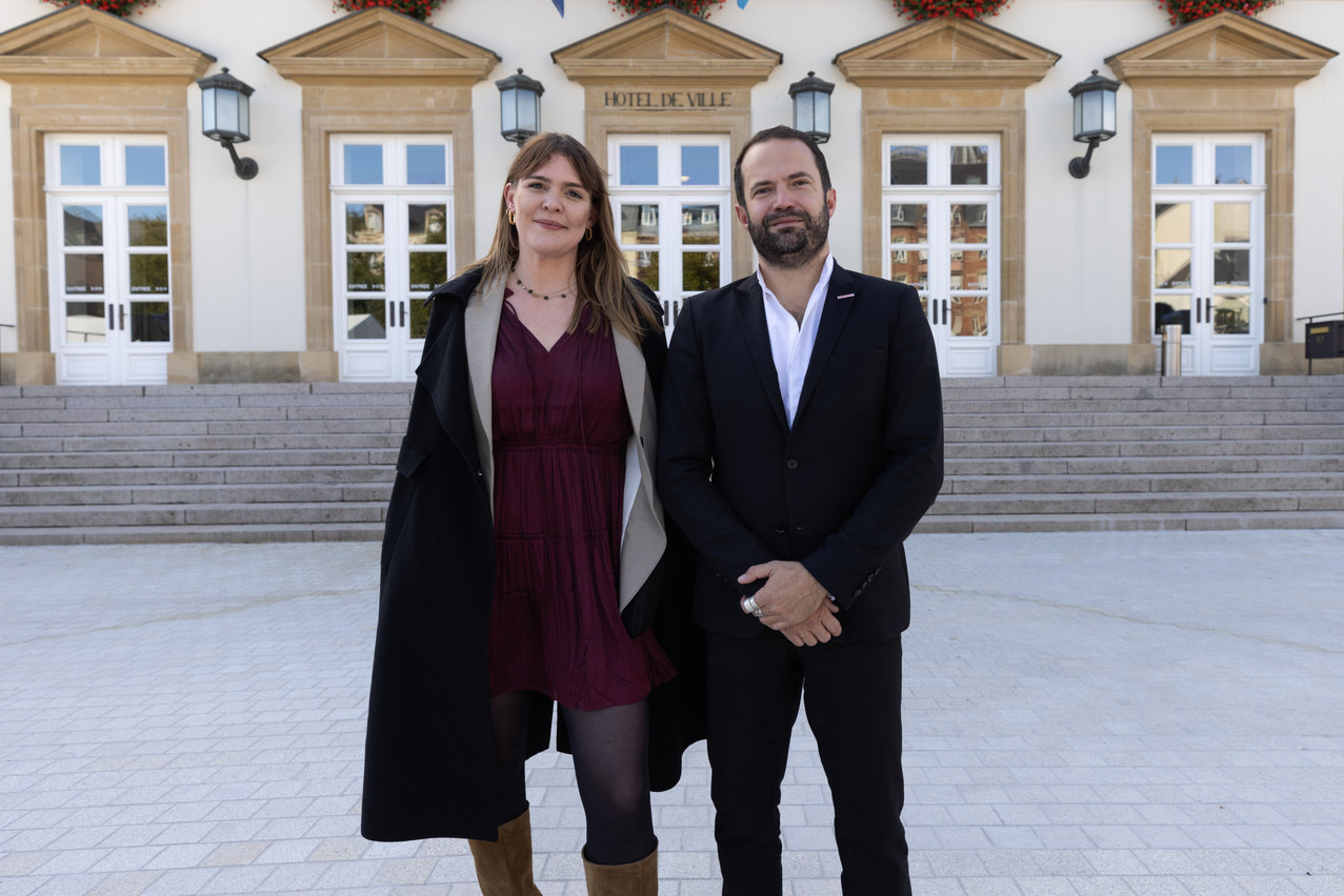 Running jointly for mayor in the capital: Maxime Miltgen (l.) and businessman Gabriel Boisante, who is of French origin Photo: Guy Wolff/Maison Moderne