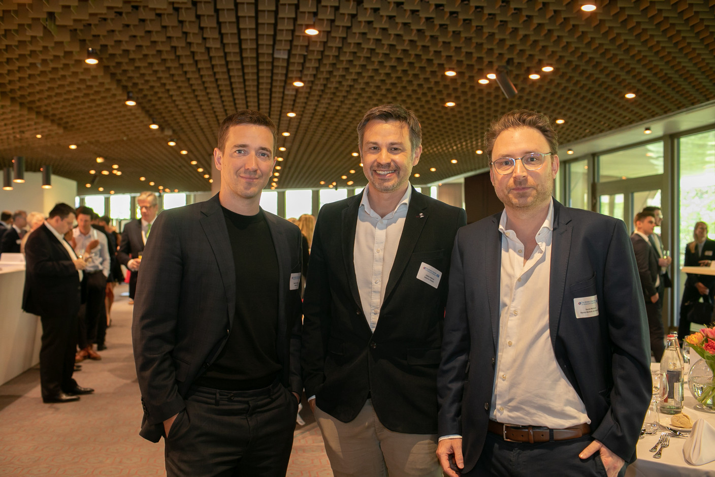 Cédric Schirrer (centre), David Michels (right). Photo: Matic Zorman / Maison Moderne