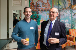 Harry Bolson and Tony Attwood at the BCC & Amcham Personal Tax Lunch on 21 November 2023. Photo: Romain Gamba / Maison Moderne