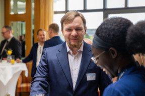 Dmitry Petrov at the BCC & Amcham Personal Tax Lunch on 21 November 2023. Photo: Romain Gamba / Maison Moderne