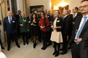 More than 110 BCC members attended the new year’s reception Photo: Guy Wolff/Maison Moderne