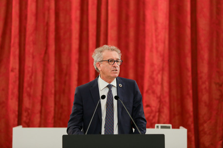 Le ministre des Finances Pierre Gramegna (DP) estime que le budget 2021 pose « les jalons pour une relance soutenue ». (Photo: Romain Gamba/Maison Moderne)