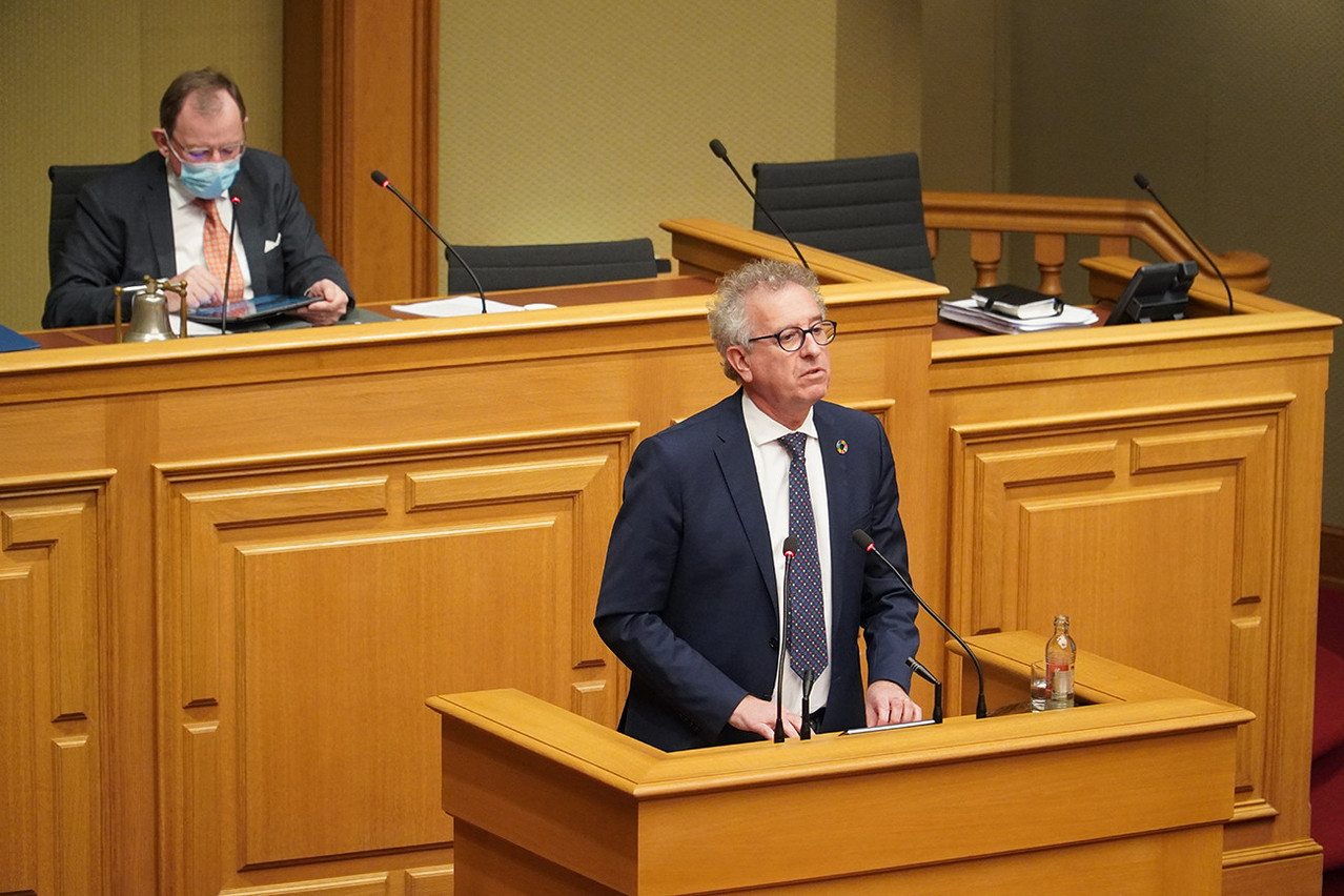 Pierre Gramegna a fait voter un ultime budget annuel, avant son prochain départ du gouvernement. (Photo: Chambre des députés/Flickr)