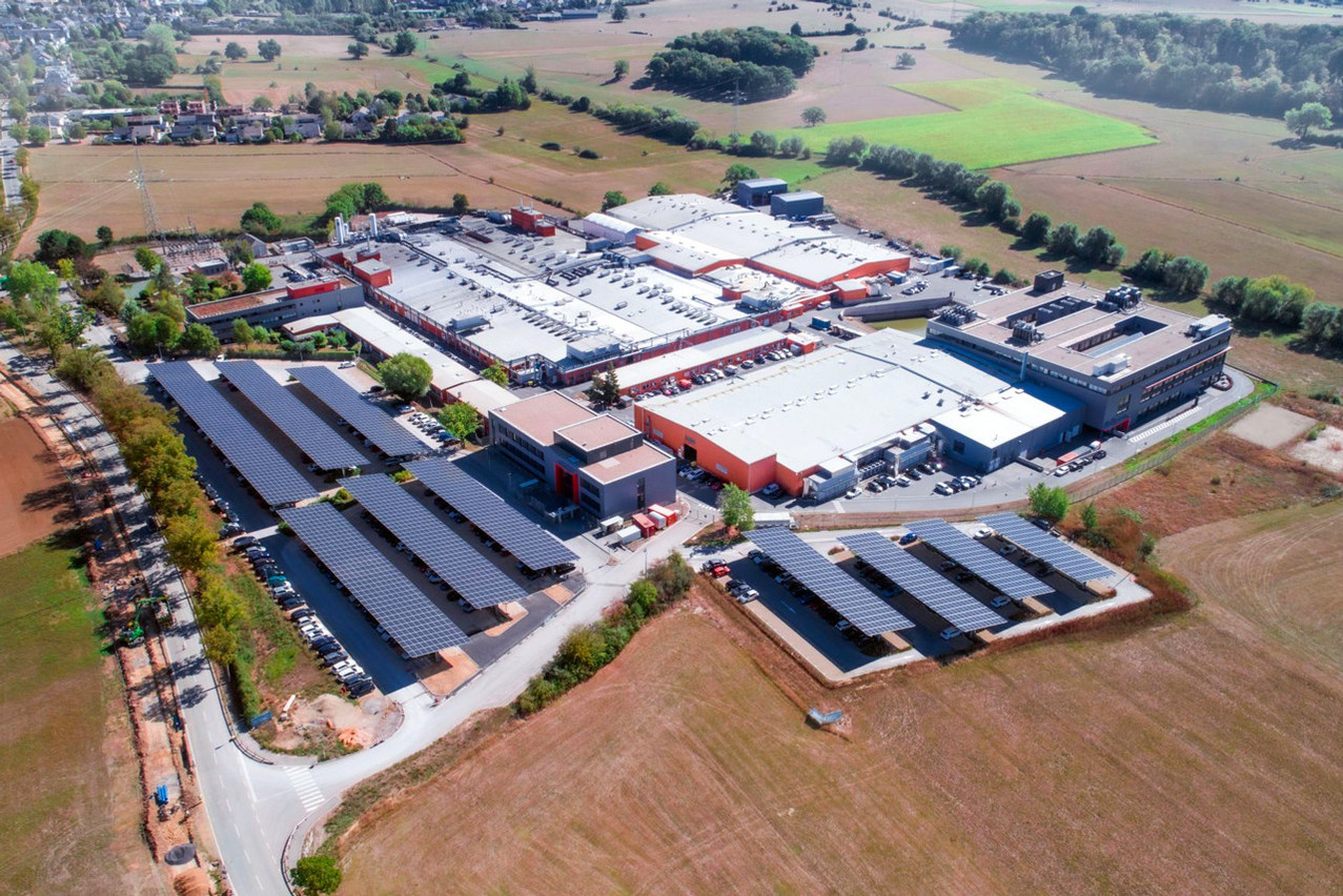 On 14 November, Ceratizit inaugurated the largest solar carport in Luxembourg in Mamer. (Photo: Ceratizit)