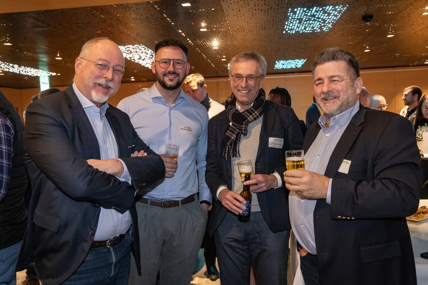 Jean-Marc Fandel (Meraki Management), David Demuth (Demuth), Marc Lemmer (BML mentor) and Jacques Lanners (Innovare). Photo: Blitz Agency/Michel Zavagno