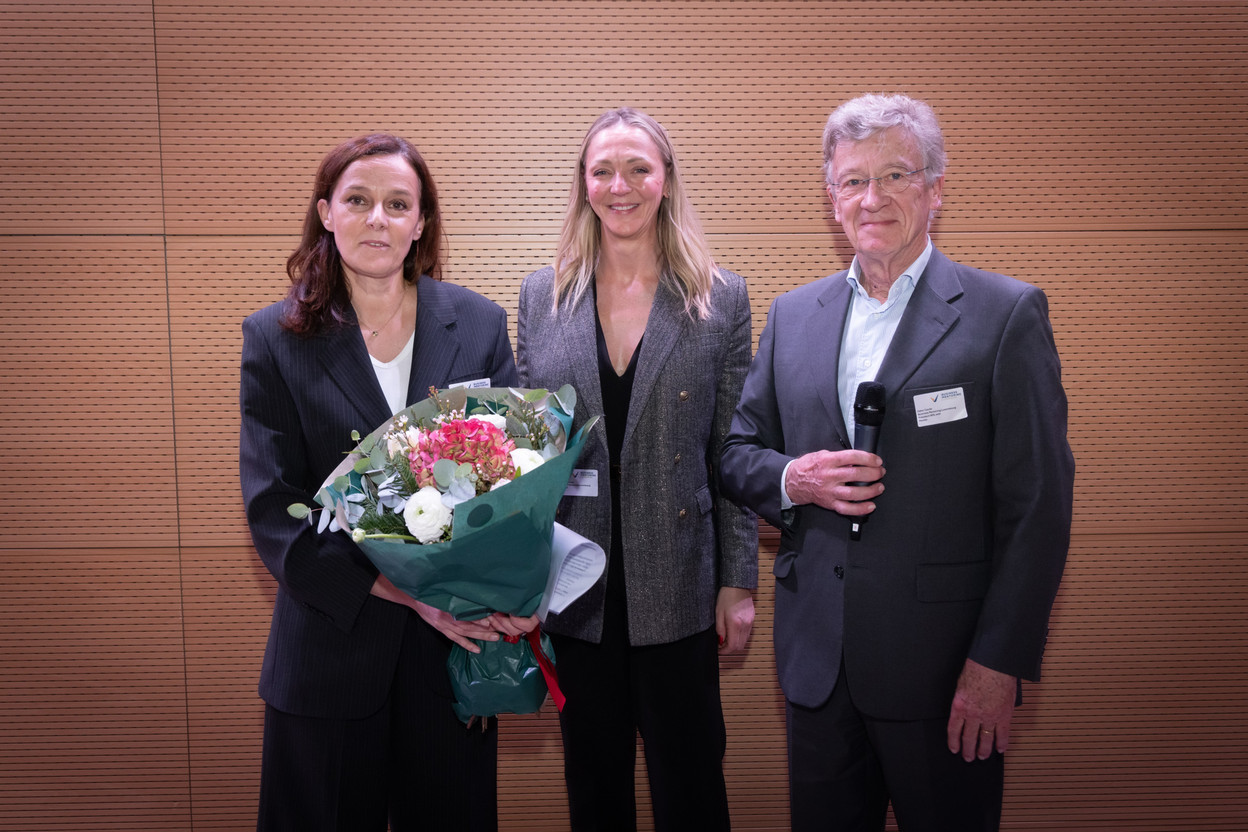 Stéphanie Jauquet (CEO - Cocottes & Co.), Barbara Stroup (manager - Business Mentoring Luxembourg), Claude Faber (president of Business Mentoring Luxembourg). (Photo: Blitz Agency)