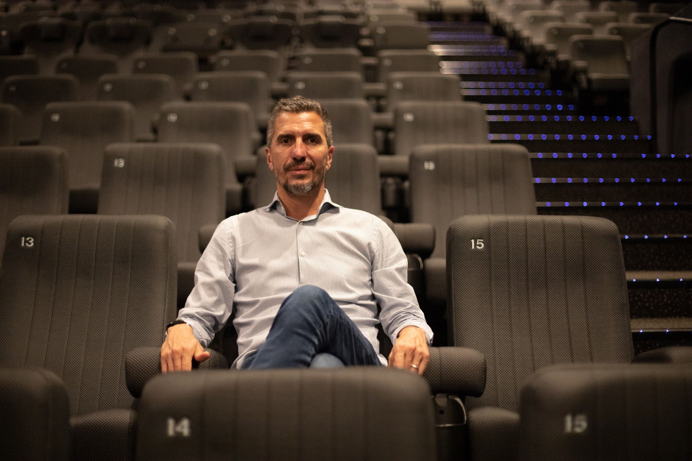 Christophe Eyssartier était présent au Kinepolis du Kirchberg pour la réouverture tant attendue. (Photo: Matic Zorman / Maison Moderne)