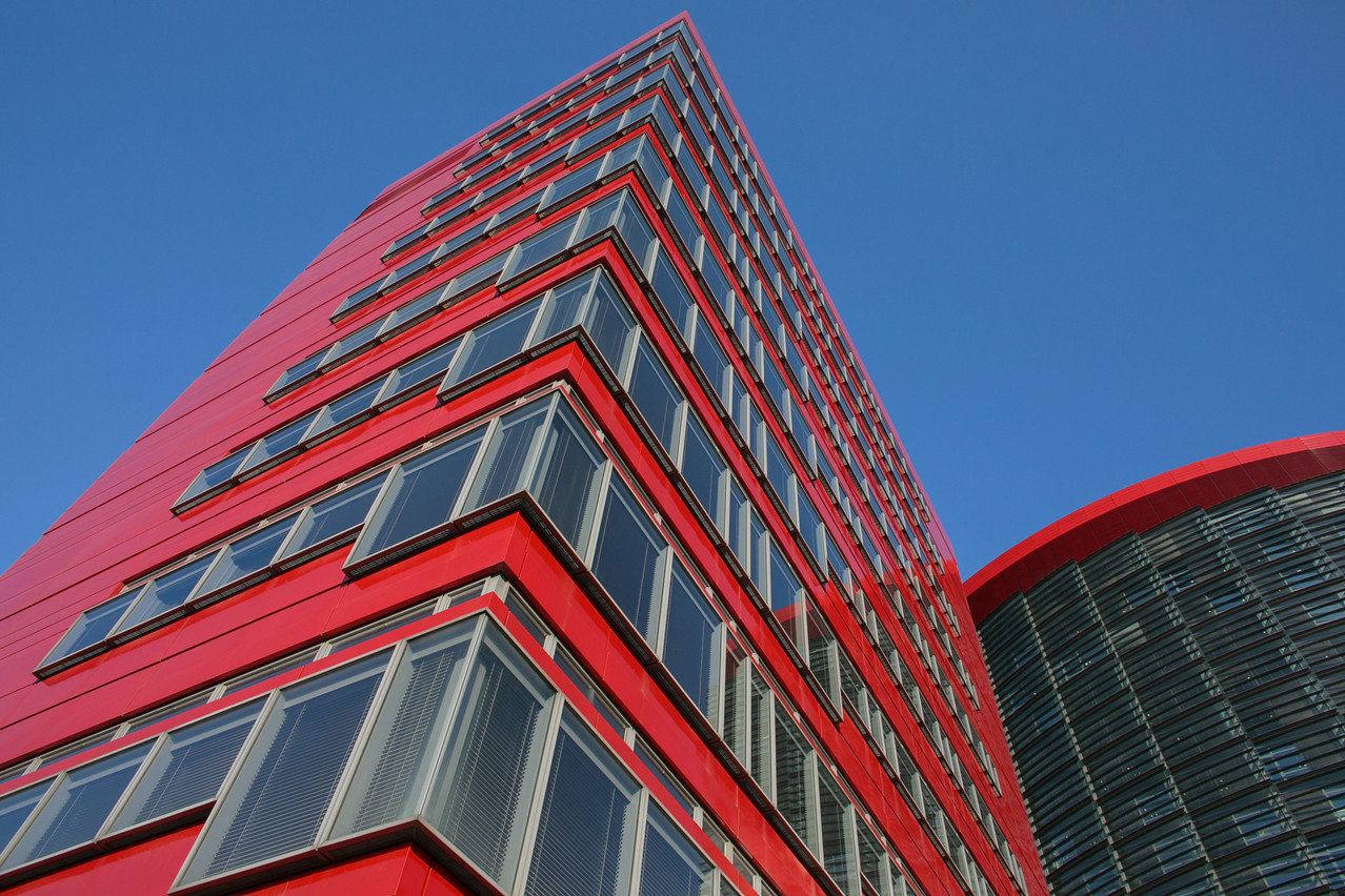 The famous Terres Rouges building in Esch-sur-Alzette is home to RBC Investor Services, which manages its European and Asian activities from Luxembourg.  (Photo: Matic Zorman / Maison Moderne)