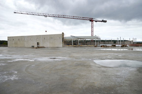 Structural work on the new 3,000m2 Cactus supermarket on a 3 hectare site. Cactus