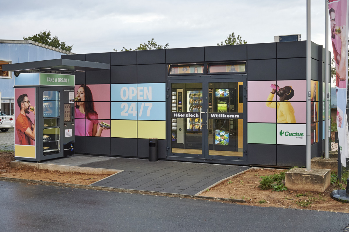 Cactus opens vending machine convenience store | Paperjam English News