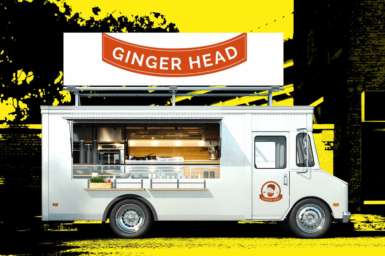 After 10 years of sedentary feasting, Café Bel Air is adding a mobile version to its offer with the Ginger Head food truck. (Design: Sascha Timplan/Maison Moderne)